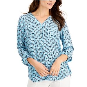 NWT, JM Collection v-neck Blouse, xxl